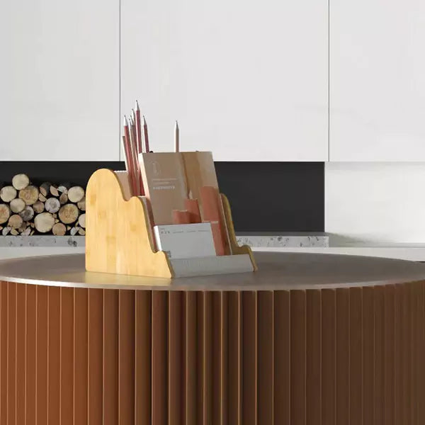 山水筆筒 │ 風琴牛皮紙折疊家具 | ihpaper(一套兩件) - Design Chicken創意購物平台