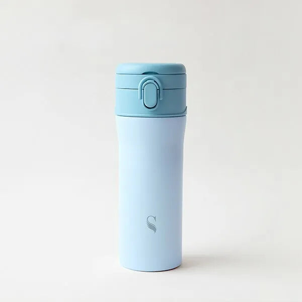 首款2合1瓷器保溫瓶 | 新加坡 SWANZ 芯動彈跳杯 Plus - Design Chicken