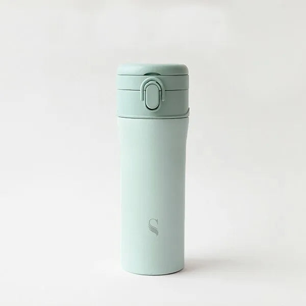 首款2合1瓷器保溫瓶 | 新加坡 SWANZ 芯動彈跳杯 Plus - Design Chicken創意購物平台