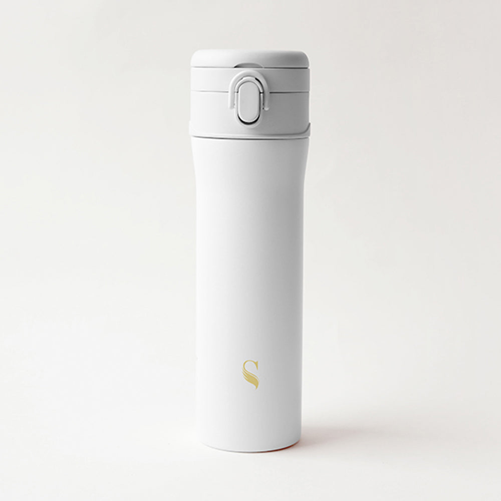 首款2合1瓷器保溫瓶 | 新加坡 SWANZ 芯動彈跳杯 Plus - Design Chicken創意購物平台