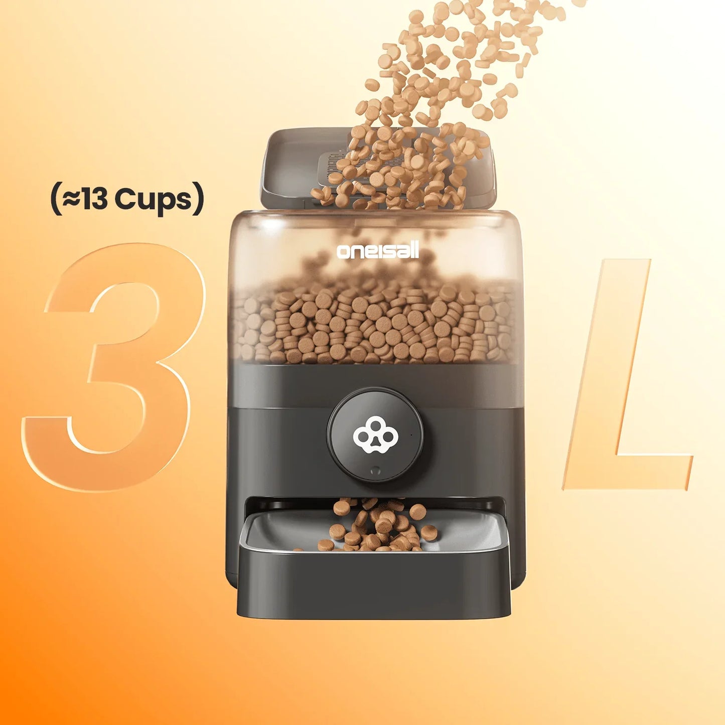 3L 無線智慧寵物餵食器 | Oneisall 3L Cordless Smart Pet Feeder - Design Chicken創意購物平台