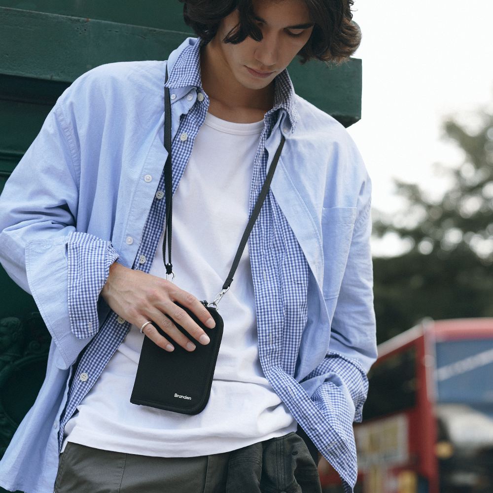 Branden 斜孭防盜銀包│Safe Wallet Bag