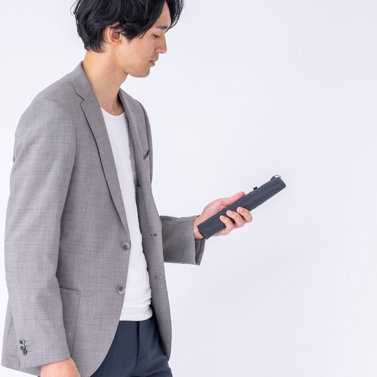 超薄輕便扁平折疊傘 | 日本AMVEL FLATLITE Standard - Design Chicken創意購物平台