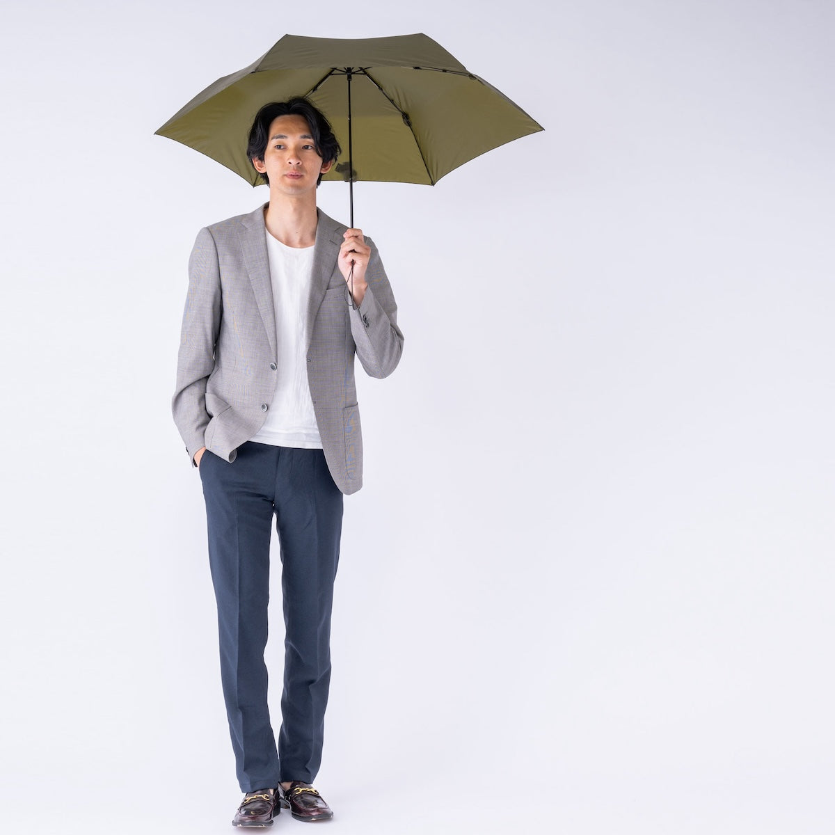 超薄輕便扁平折疊傘 | 日本AMVEL FLATLITE Standard - Design Chicken創意購物平台