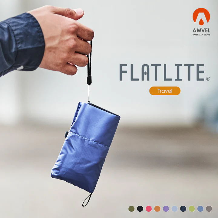 扁平型旅行折疊傘 | 日本AMVEL FLATLITE Travel - Design Chicken創意購物平台
