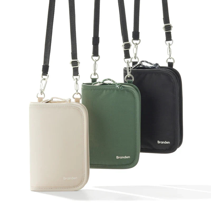 【預購】Branden 斜孭防盜銀包│Safe Wallet Bag - Design Chicken創意購物平台