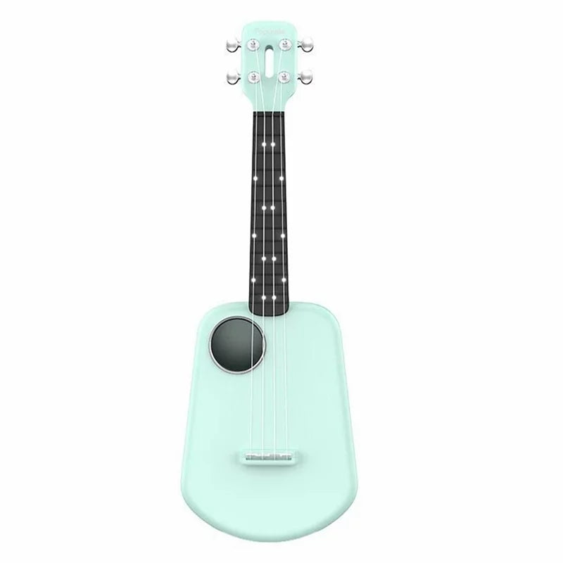 【港澳總代理】世界第一把藍芽碳纖維智能烏克麗麗 │ 湖水綠 - Design Chicken