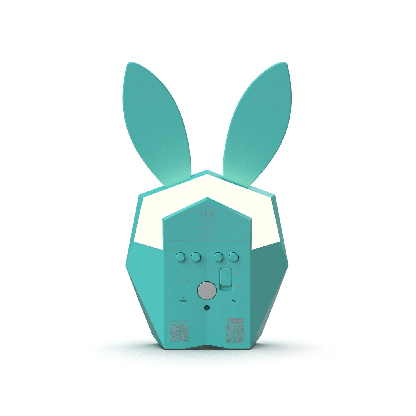 兔耳造型LED電子鐘 | 法國 MOB Cutie Clock Connect - Design Chicken