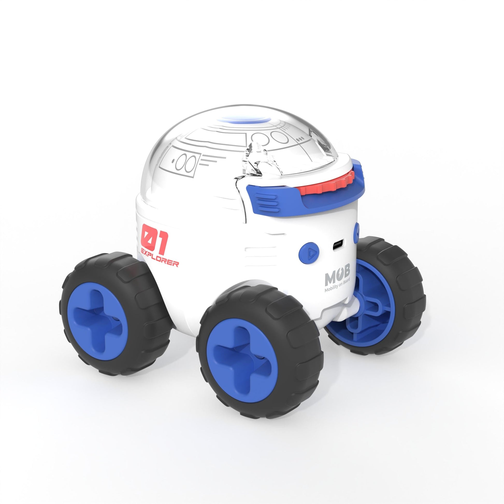 兒童探索太空車投影燈 | 法國 MOB Space Rover - Design Chicken