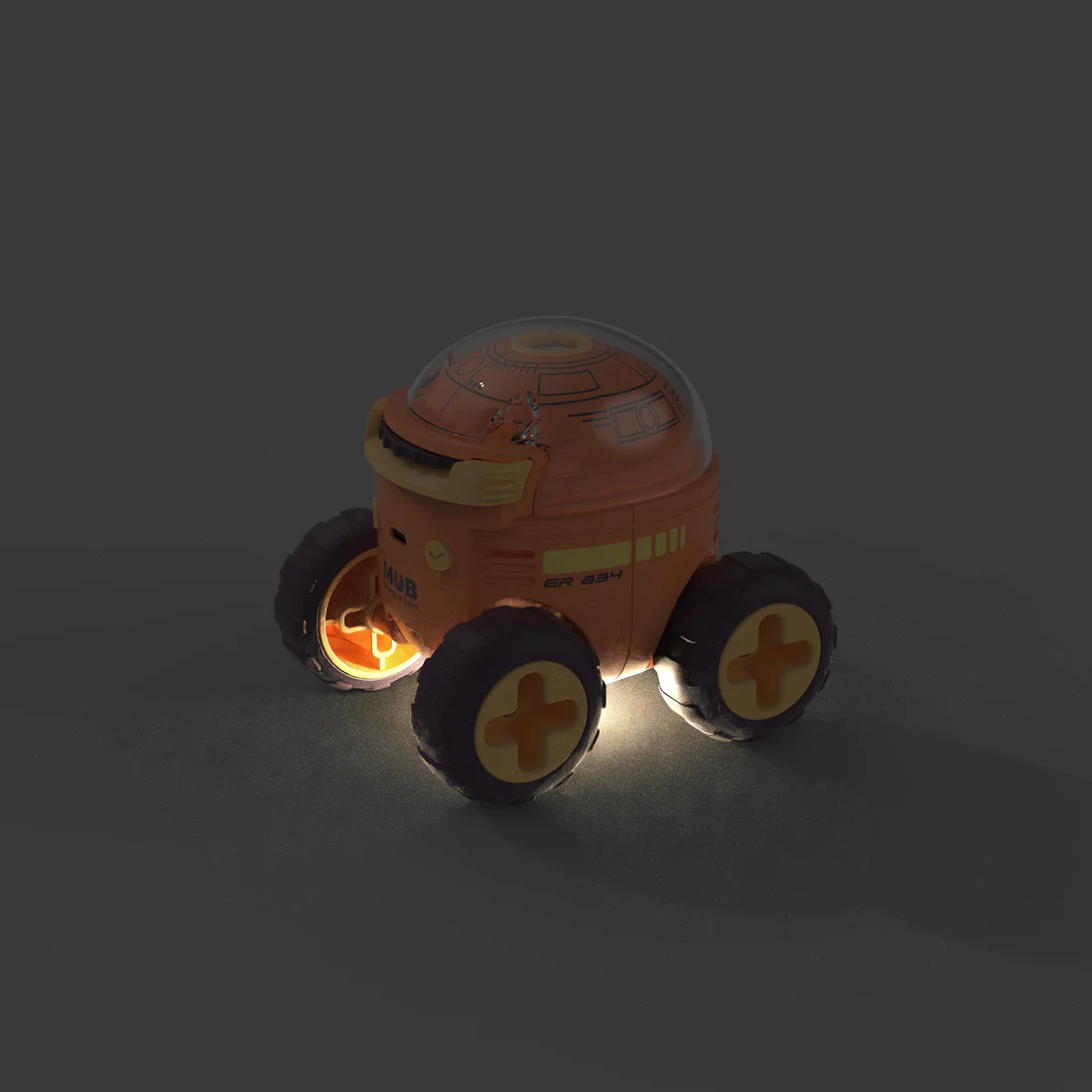 兒童探索太空車投影燈 | 法國 MOB Space Rover - Design Chicken