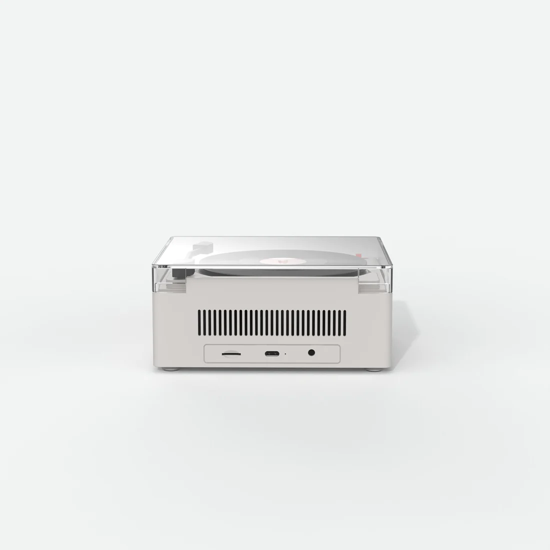 唱片機造型揚聲器 | 法國 MOB Speaker & Clock VS-80 - Design Chicken