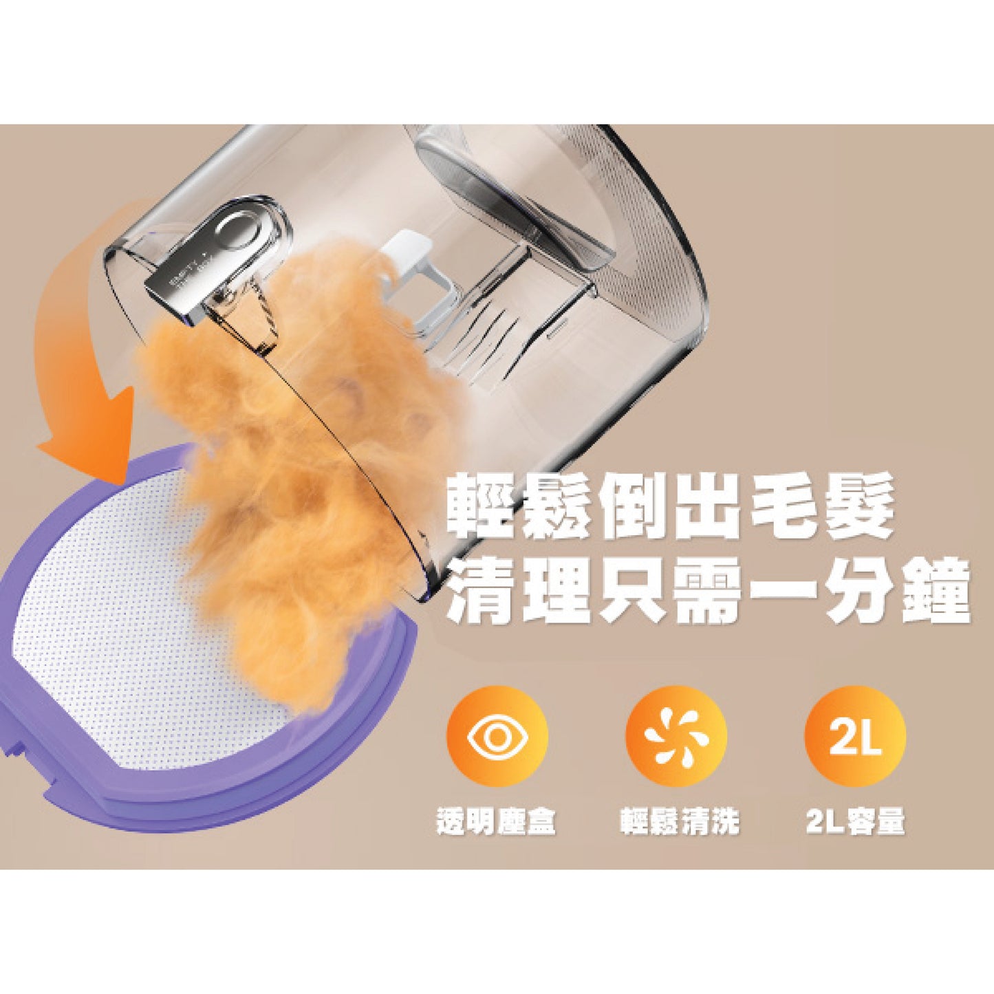 一機多用無線寵物吸毛器 | ONEISALL BM5 - Design Chicken創意購物平台