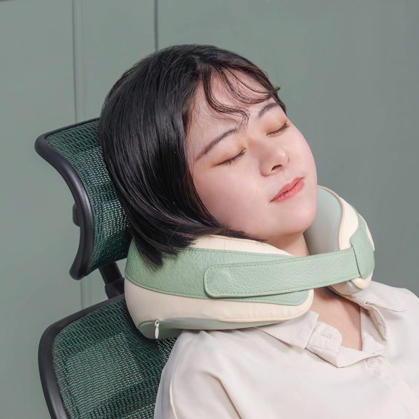 肩頸U型按摩枕 | 台灣 3ZeBra溫揉頸 - Design Chicken創意購物平台
