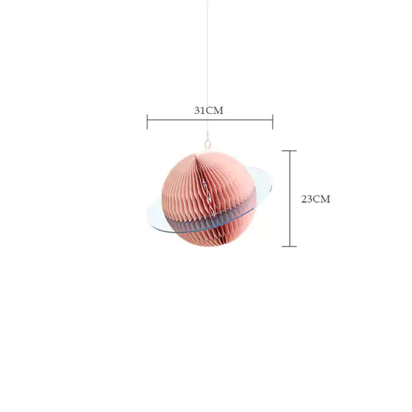 星球吊墜 │ 風琴牛皮紙折疊家具 | ihpaper（一套3件） - Design Chicken創意購物平台