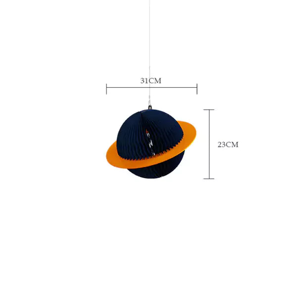 星球吊墜 │ 風琴牛皮紙折疊家具 | ihpaper（一套3件） - Design Chicken創意購物平台