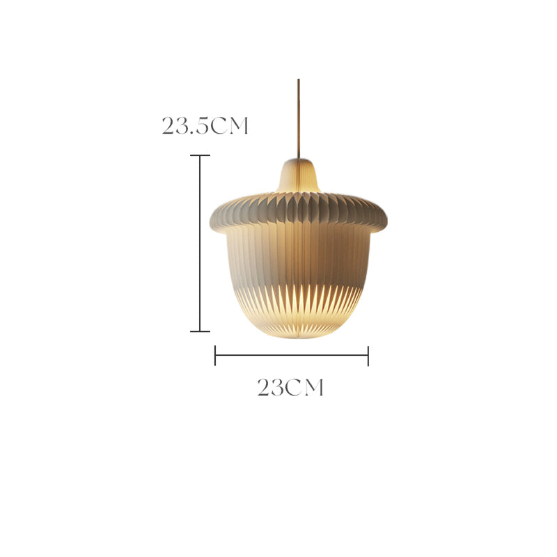 風琴吊燈 │ 風琴牛皮紙折疊家具 | ihpaper（一套兩件） - Design Chicken