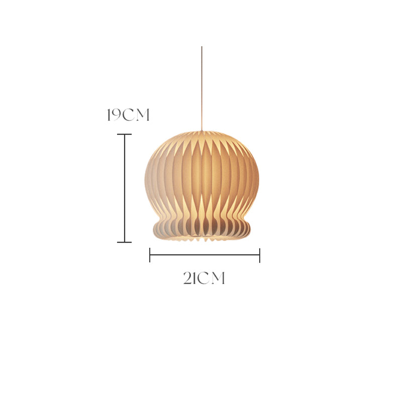 風琴吊燈 │ 風琴牛皮紙折疊家具 | ihpaper（一套兩件） - Design Chicken