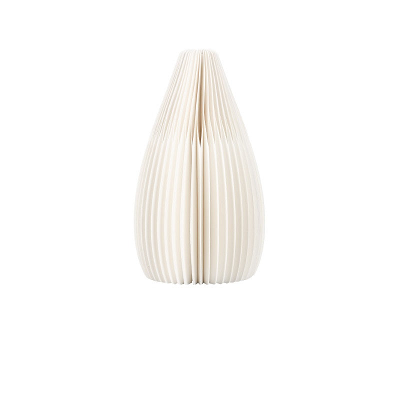 褶疊風琴花器 │ 風琴牛皮紙折疊家具 | ihpaper （一套兩件） - Design Chicken
