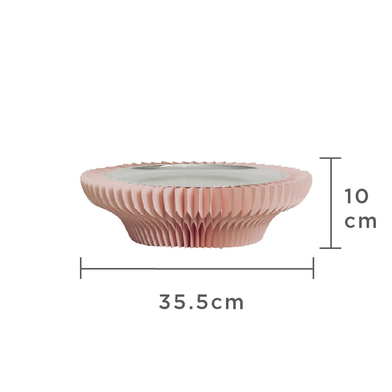 風琴高腳托盤展台 │ 風琴牛皮紙折疊家具 | ihpaper（一套兩件） - Design Chicken