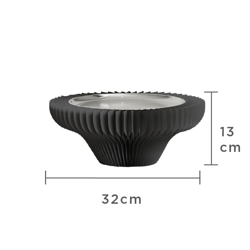 風琴高腳托盤展台 │ 風琴牛皮紙折疊家具 | ihpaper（一套兩件） - Design Chicken