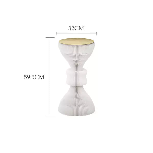 暮鼓邊几 │ 風琴牛皮紙折疊家具 | ihpaper（一套兩件） - Design Chicken創意購物平台