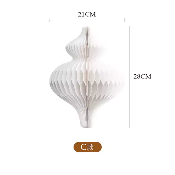 流珠吊墜 │ 風琴牛皮紙折疊家具 | ihpaper（一套兩件） - Design Chicken創意購物平台