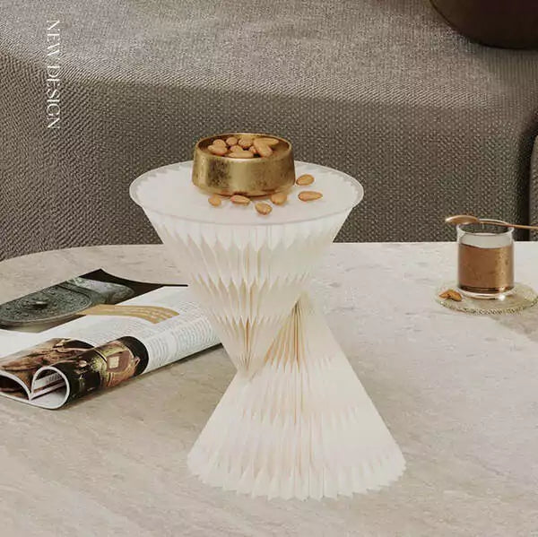 雙錐微展台 │ 風琴牛皮紙折疊家具 | ihpaper（一套兩件） - Design Chicken創意購物平台